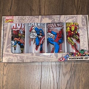 Marvel glassware set